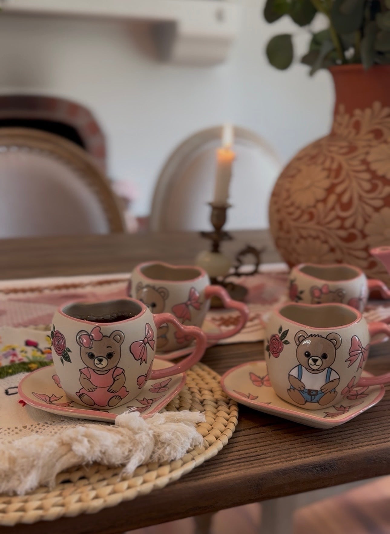 Beary Charming Mug Set (Blue)