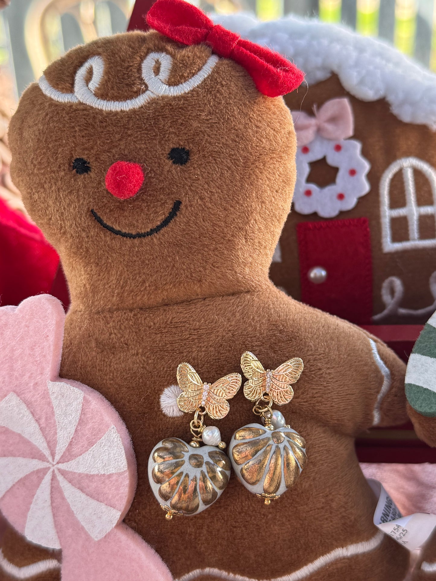 Mariposa dorada Earrings