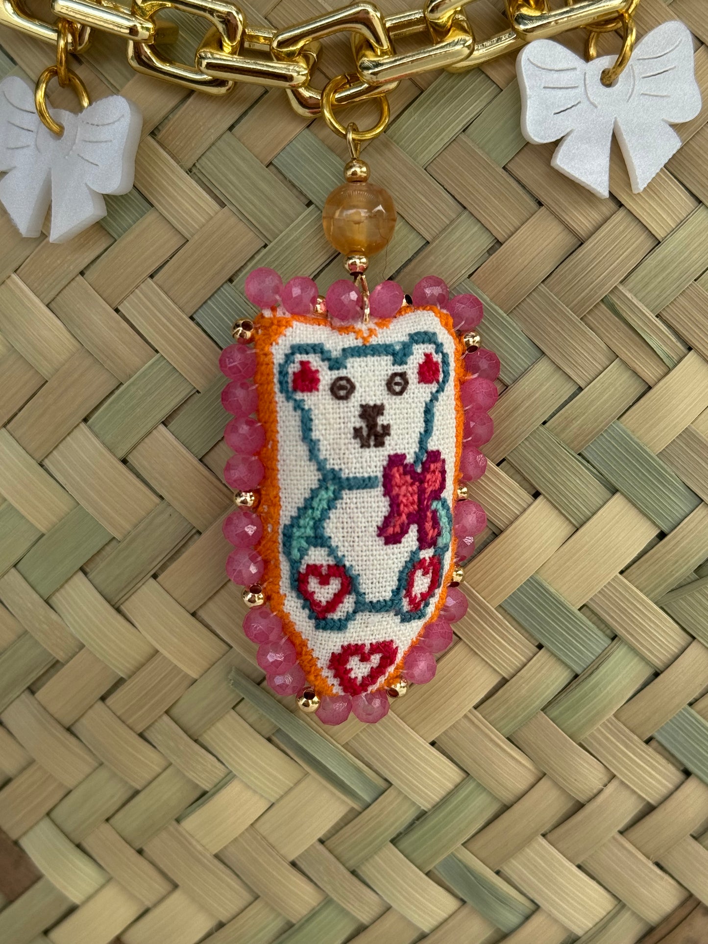 Oso bag charm