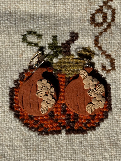 Casa Elena Pumpkin Earrings