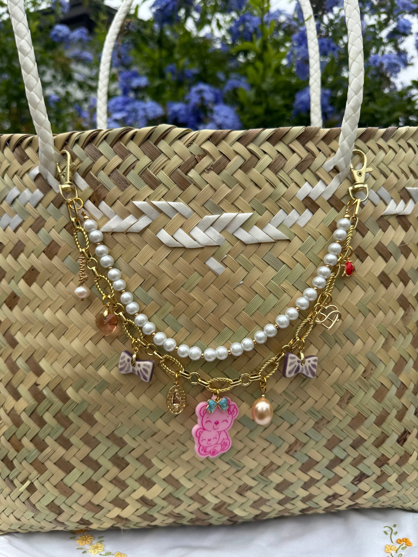 Mama Bear bag charm