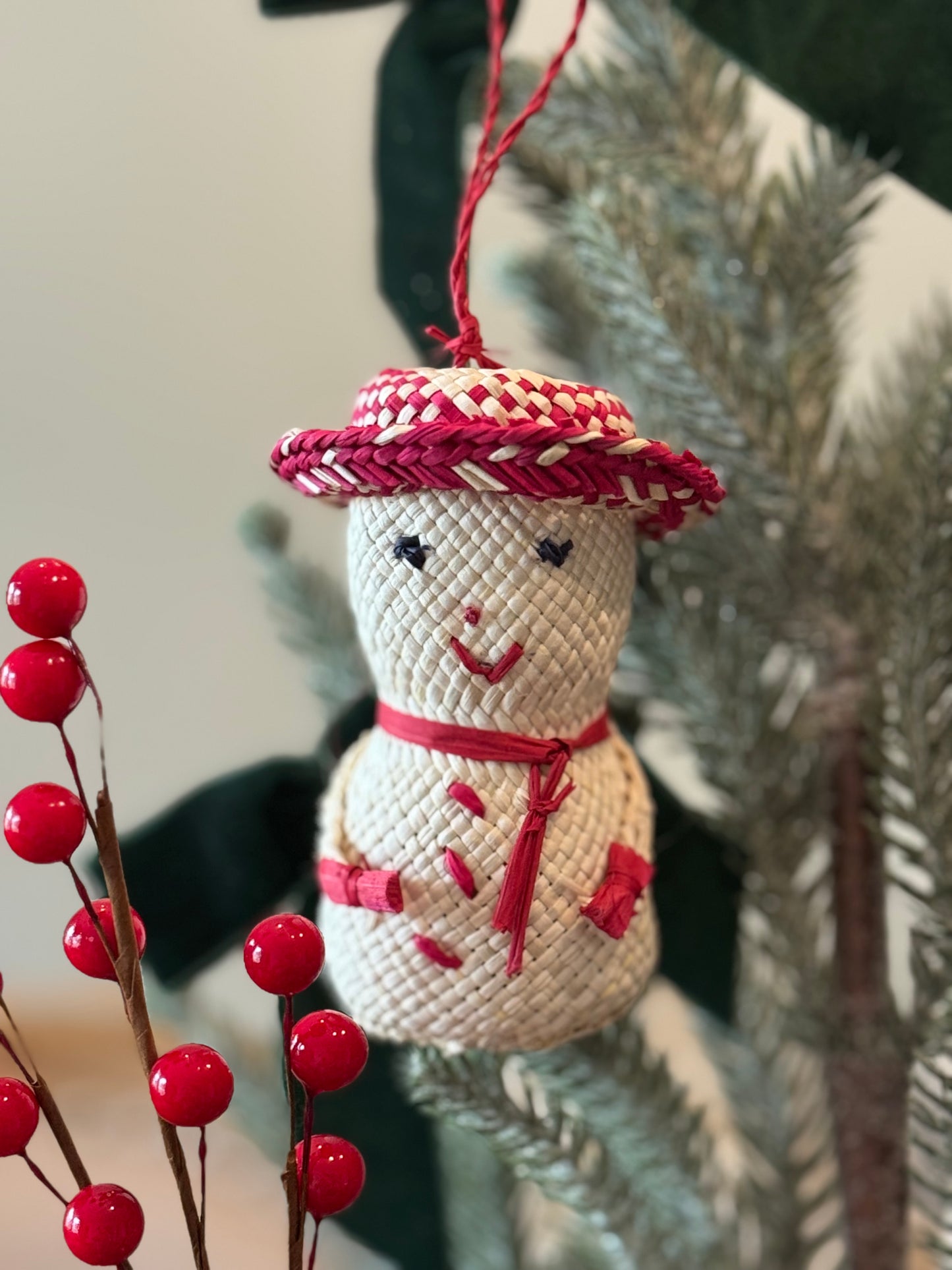 Jipijapa Christmas ornament