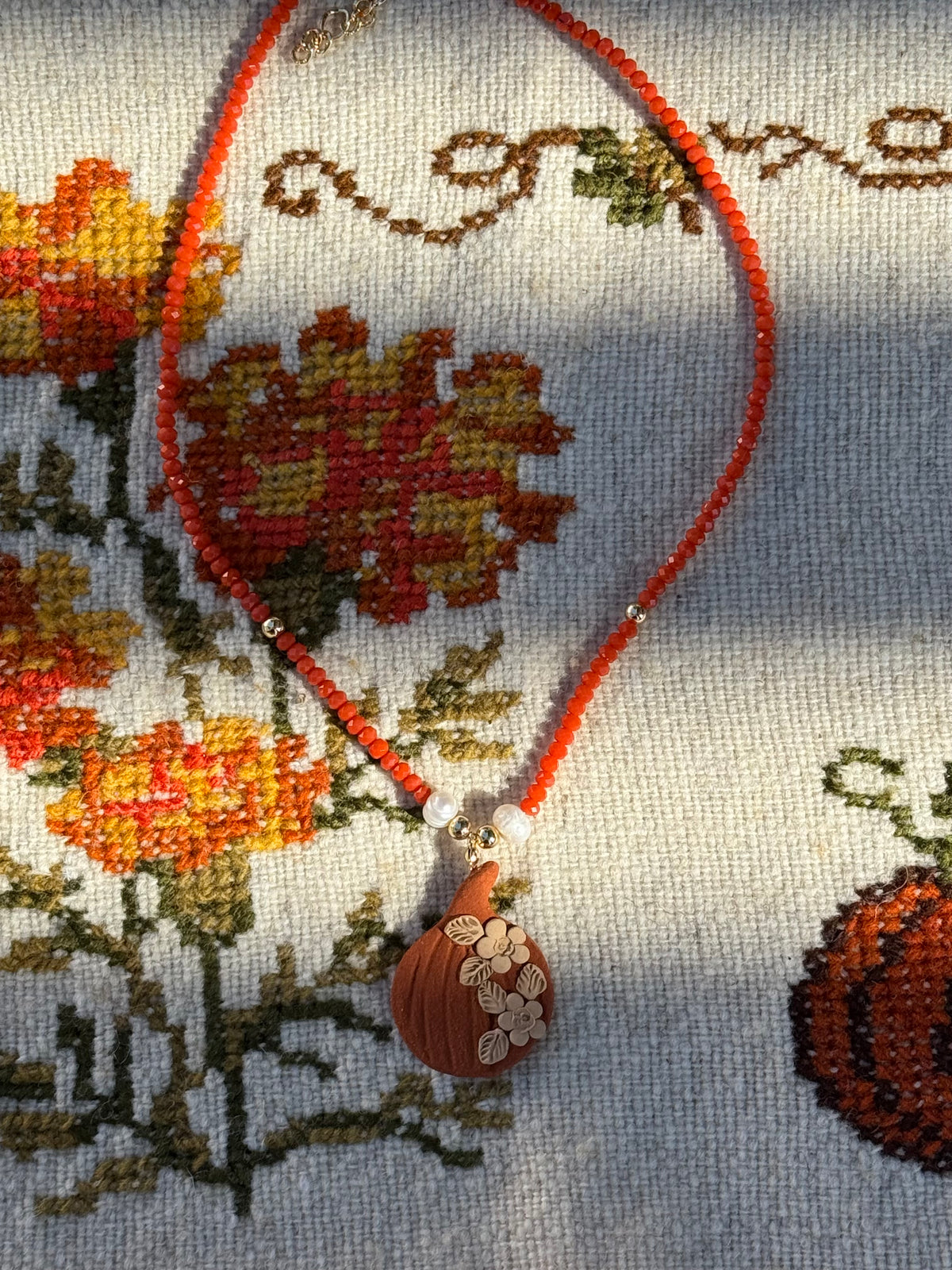 Casa Elena Pumpkin Necklace