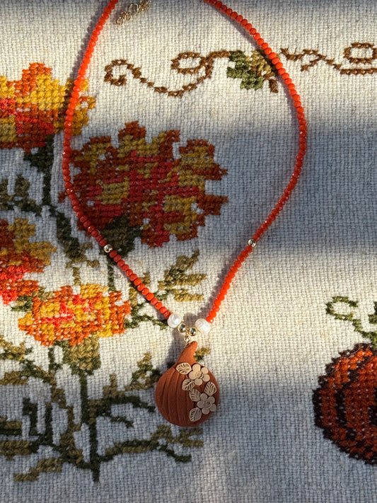 Casa Elena Pumpkin Necklace
