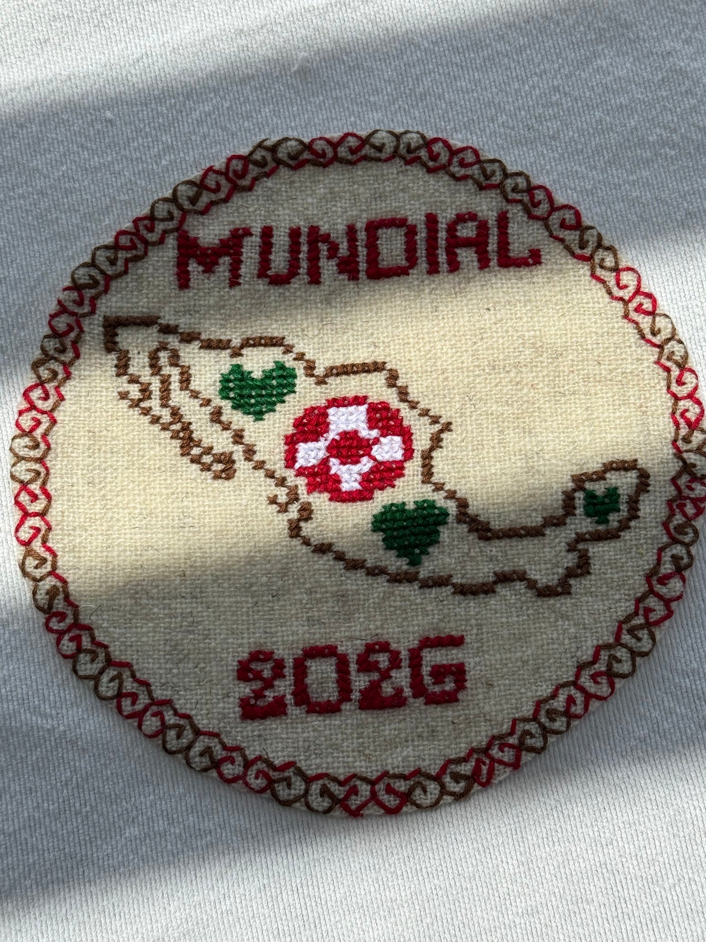 Mundial Wool Coaster