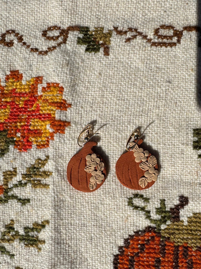 Casa Elena Pumpkin Earrings