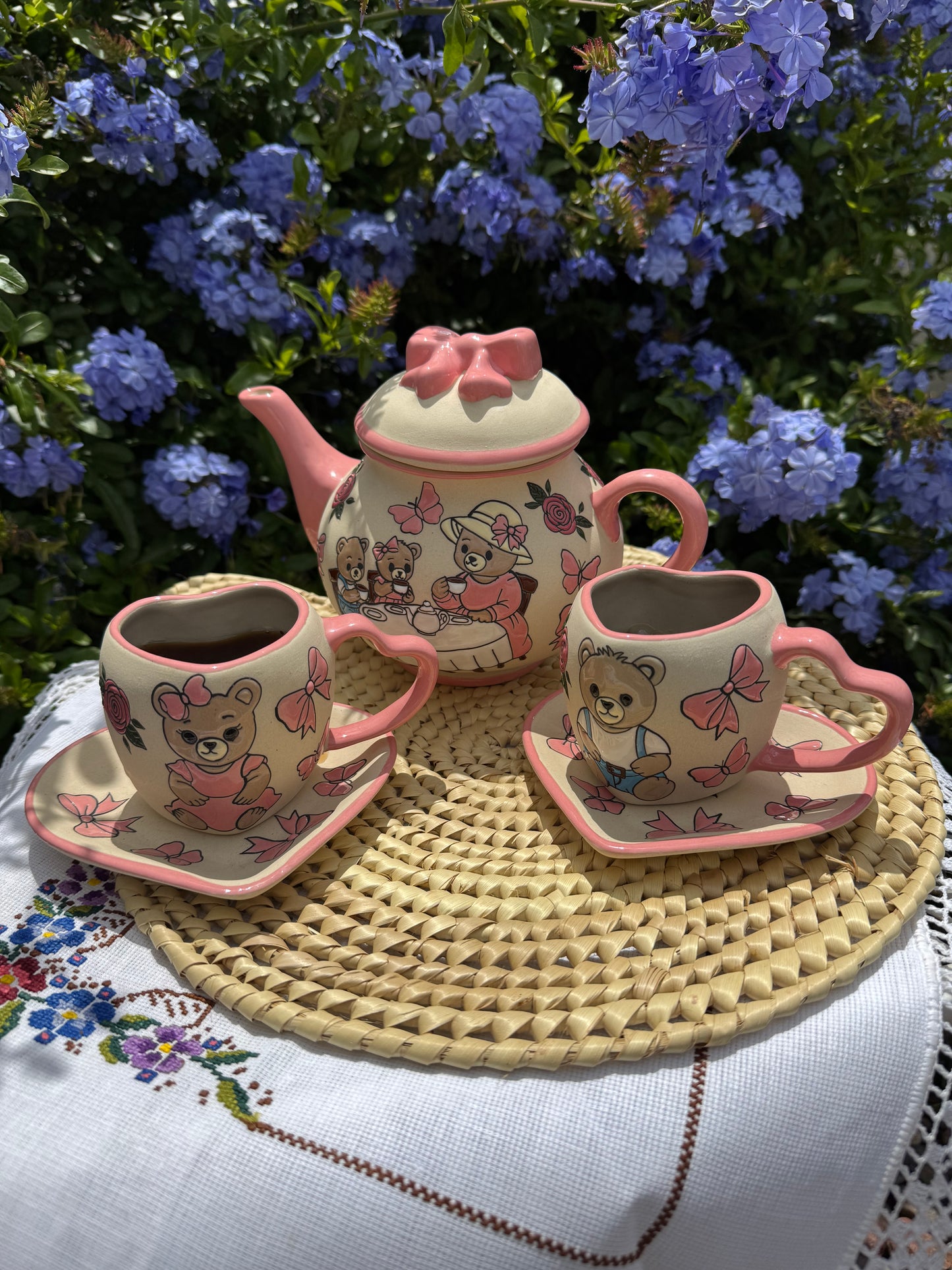 Beary Charming Mug Set (Blue)