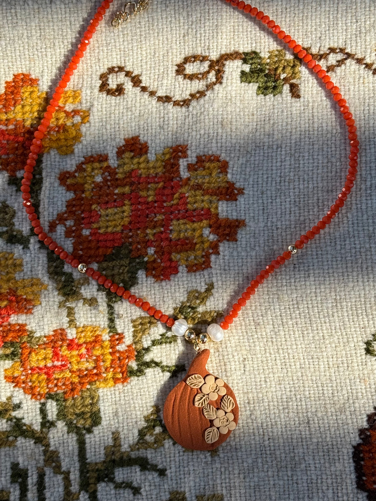Casa Elena Pumpkin Necklace