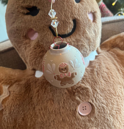 Gingerbread Coquette Ornament