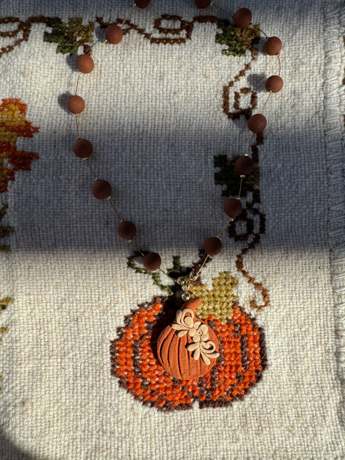 Casa Elena Necklace Pumpkin