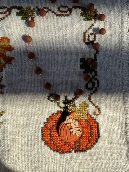 Casa Elena Necklace Pumpkin