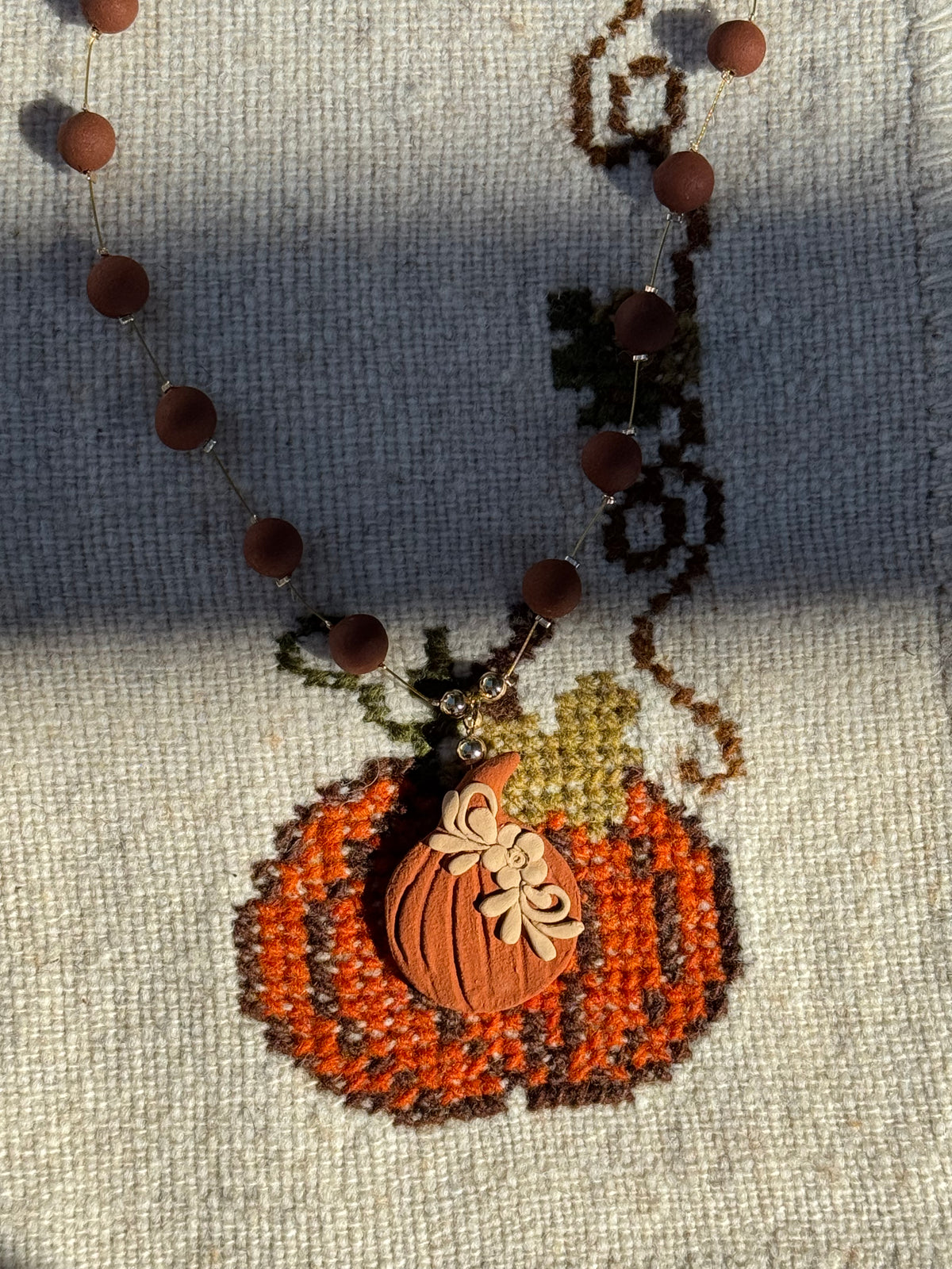 Casa Elena Necklace Pumpkin
