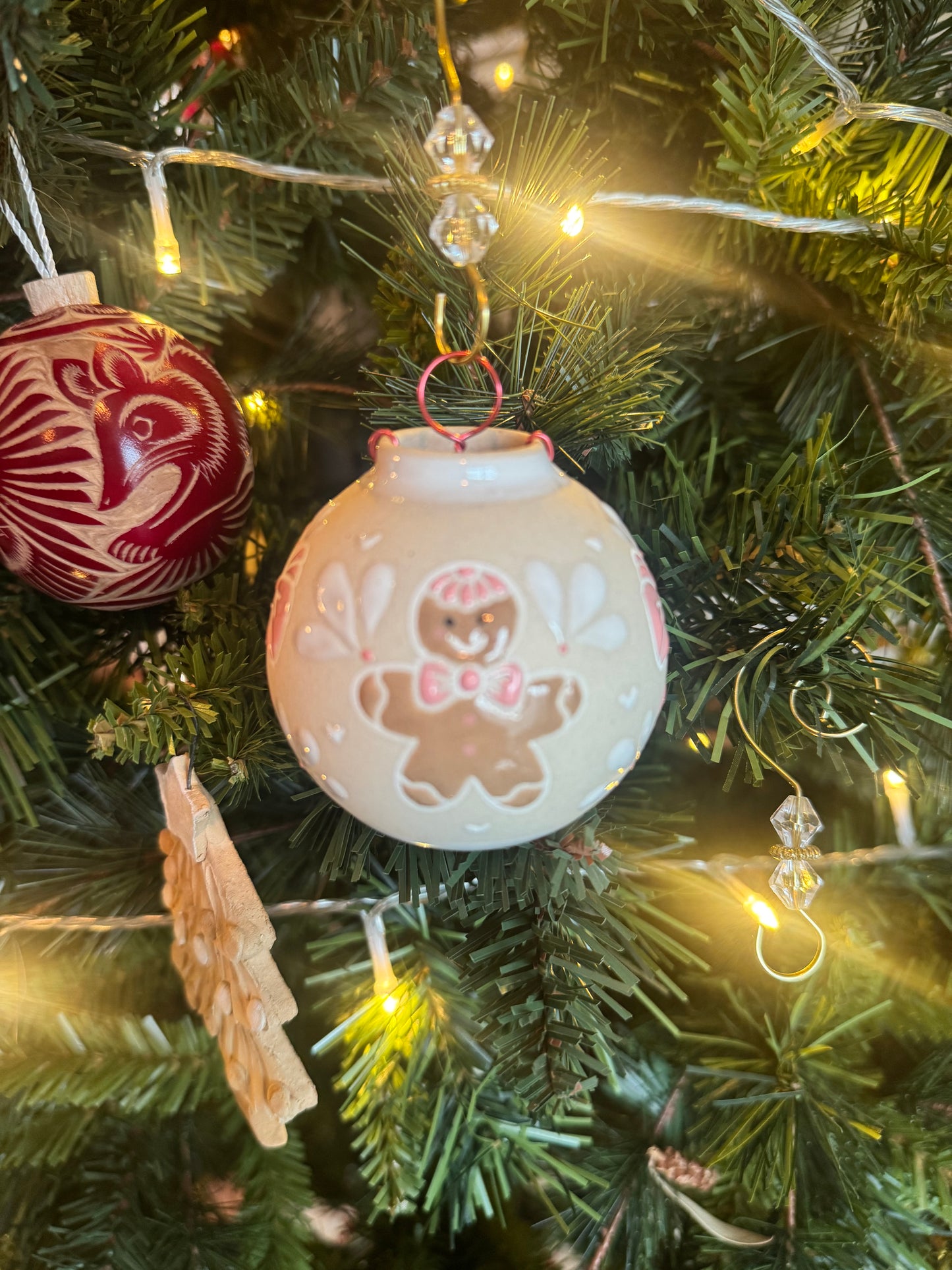 Gingerbread Coquette Ornament