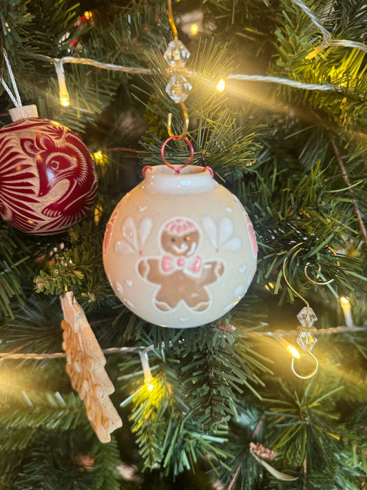 Gingerbread Coquette Ornament