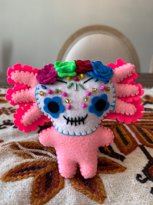 Day of the Dead Ajolote Pom Pom