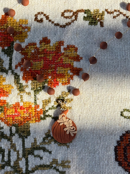 Casa Elena Necklace Pumpkin