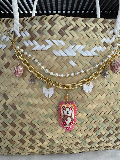 Oso bag charm