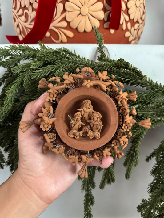 Piñata barro Nativity