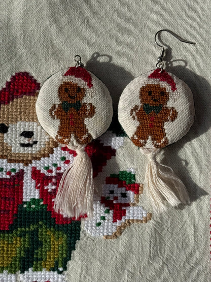 Gingerbread Earrings