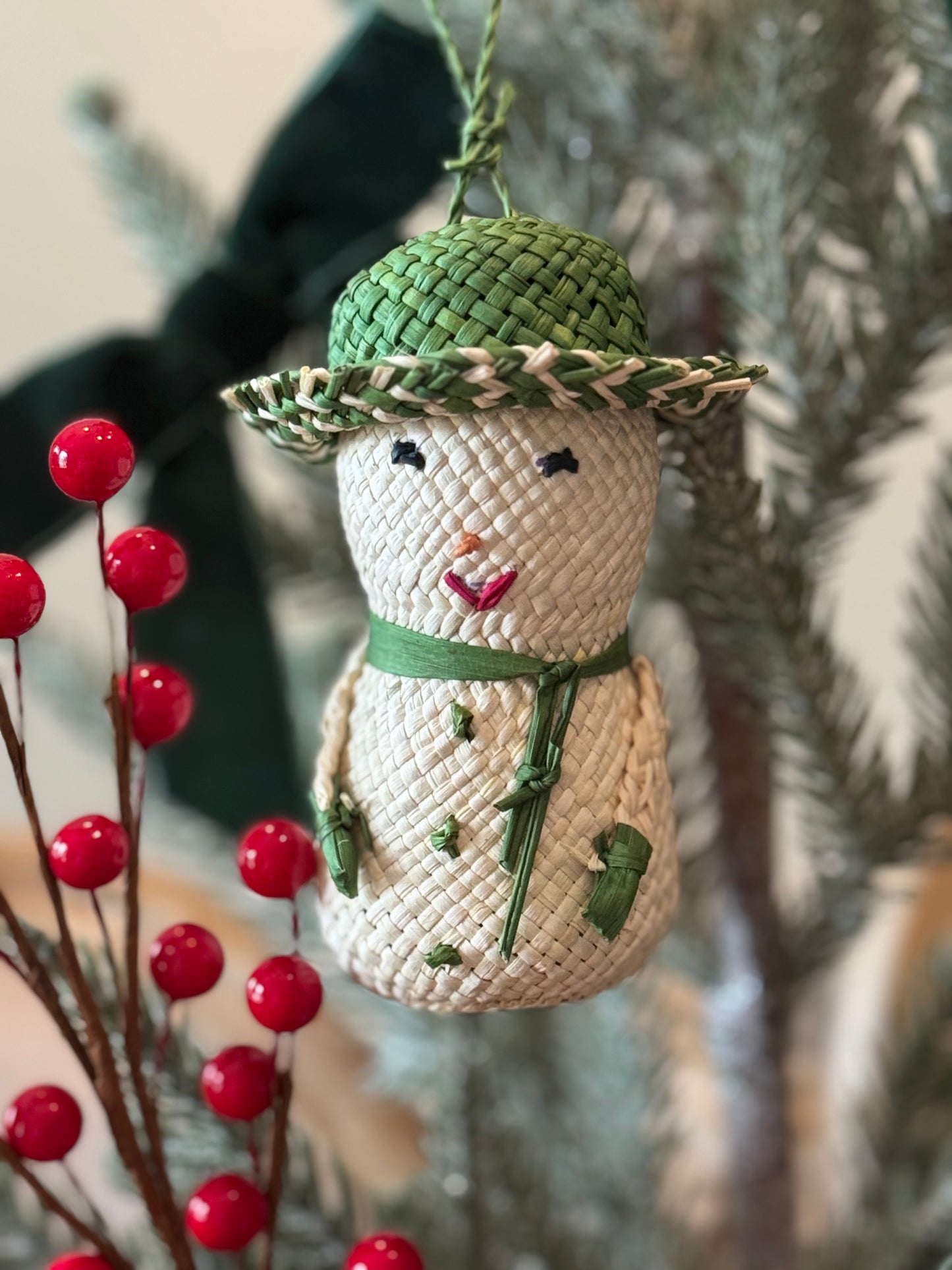 Jipijapa Christmas ornament