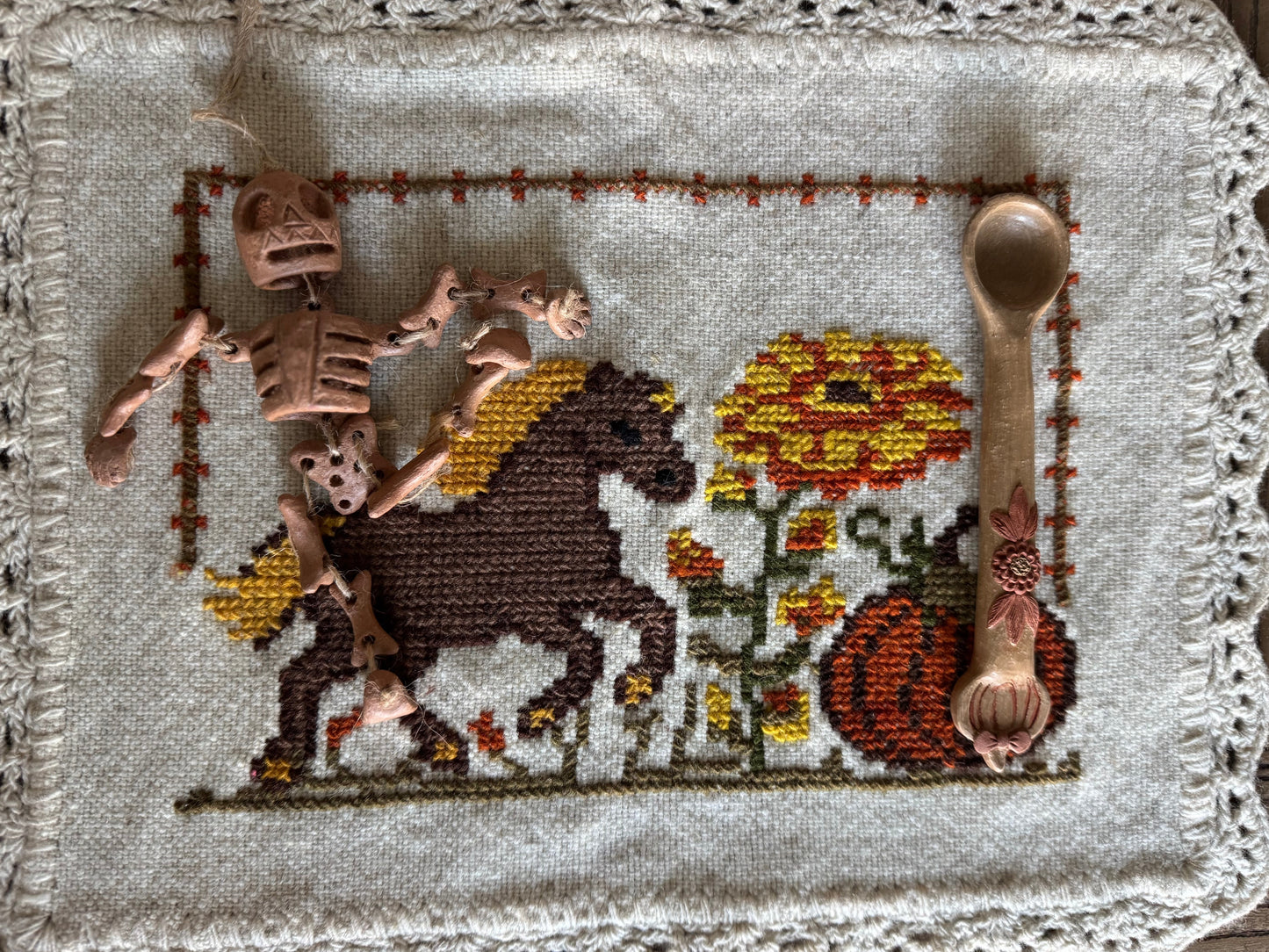 Western Pumpkin Patch Napkin