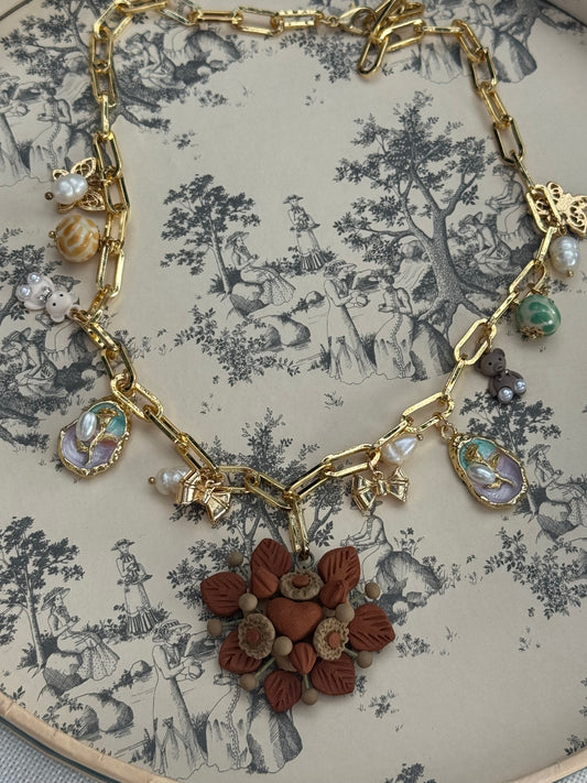 Filigrana and Talavera Necklace