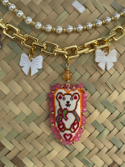 Oso bag charm