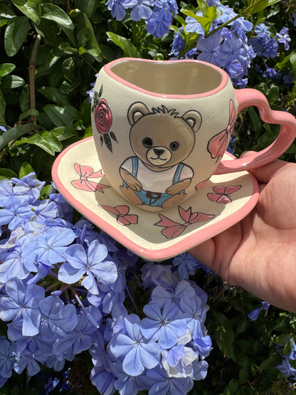 Beary Charming Mug Set (Blue)