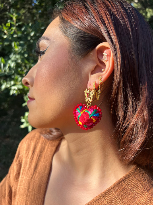 Butterfly Earrings Filigrana